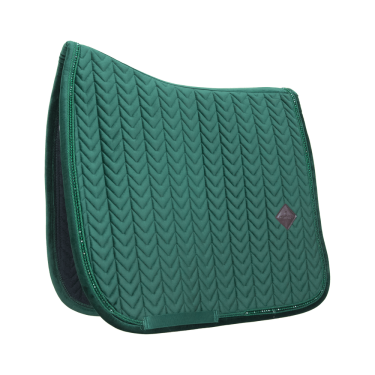 Zadeldek Velvet Pearls dressuur Kentucky Donkergroen Zadeldek Velvet Pearls dressuur Kentucky Donkergroen