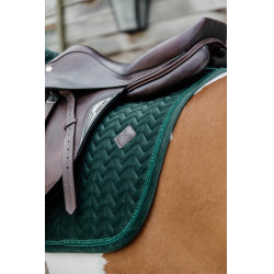 Tapis de selle Velvet Pearls jumping Kentucky Vert sapin