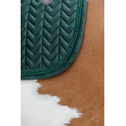 Tapis de selle Velvet Pearls jumping Kentucky Vert sapin
