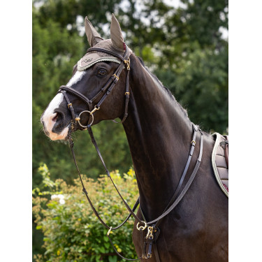 Bonnet anti-mouches LeMieux Loire Walnut Marron