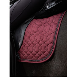 Tapis LeMieux Crystal Suede Dressage Bordeaux Tapis LeMieux Crystal Suede Dressage Bordeaux