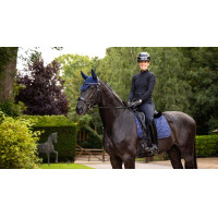 Tapis LeMieux Crystal Suede Dressage Bleu marine