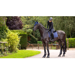 Tapis LeMieux Crystal Suede Dressage Bleu marine