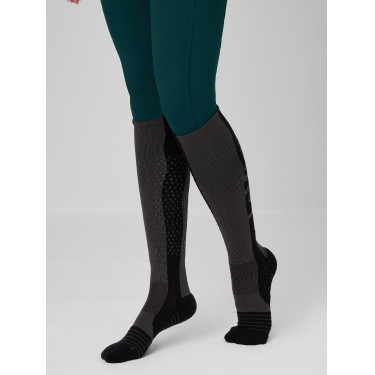 Chaussettes en silicone LeMieux Performance Graphite Gris