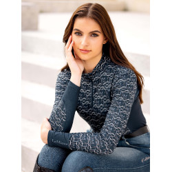 Basislaag LeMieux Florence print Marineblauw