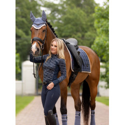 Basislaag LeMieux Florence print Marineblauw