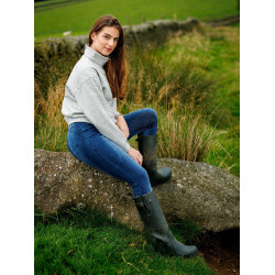 Bottes en caoutchouc LeMieux Stride Oak green Vert Bottes en caoutchouc LeMieux Stride Oak green Vert