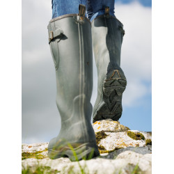 Bottes en caoutchouc LeMieux Stride Oak green Vert Bottes en caoutchouc LeMieux Stride Oak green Vert