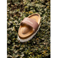 Brosse douce Artisan LeMieux en poils de chèvre Marron Brosse douce Artisan LeMieux en poils de chèvre Marron