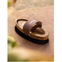 Brosse pour le corps Artisan LeMieux en laine de mouton Marron Brosse pour le corps Artisan LeMieux en laine de mouton Marron