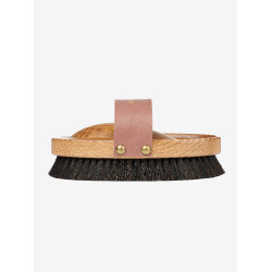Brosse pour le corps Artisan LeMieux en laine de mouton Marron