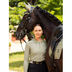 Polo à manches longues Sport LeMieux Fern Vert
