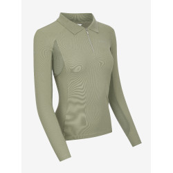 Polo à manches longues Sport LeMieux Fern Vert