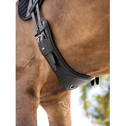 Sangle de dressage profilée LeMieux Arika Noir Sangle de dressage profilée LeMieux Arika Noir