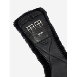 Sangle de dressage profilée LeMieux Arika Simuwool Noir