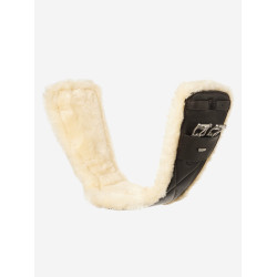 Sangle de dressage profilée LeMieux Arika Simuwool Marron