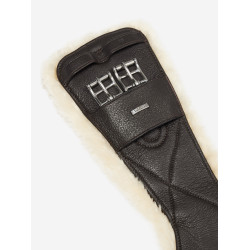 Sangle de dressage profilée LeMieux Arika Simuwool Marron