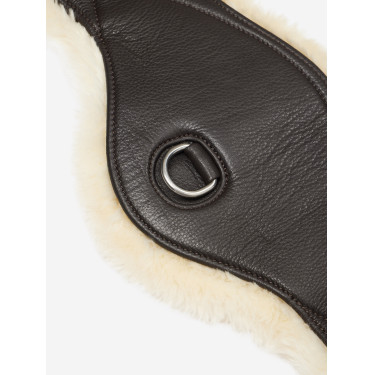 Sangle de dressage profilée LeMieux Arika Simuwool Marron
