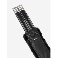 Sangle longue profilée LeMieux Arika Simuwool Noir Sangle longue profilée LeMieux Arika Simuwool Noir