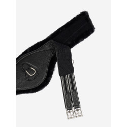 Sangle longue profilée LeMieux Arika Simuwool Noir Sangle longue profilée LeMieux Arika Simuwool Noir