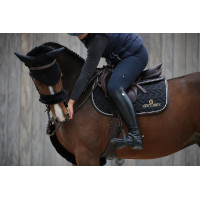 Schapenvacht hoes voor neusriem Kentucky Zwart Schapenvacht hoes voor neusriem Kentucky Zwart