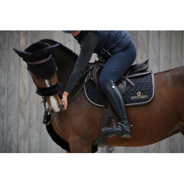 Schapenvacht hoes voor neusriem Kentucky Zwart Schapenvacht hoes voor neusriem Kentucky Zwart