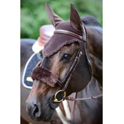 Fourreau de muserolle en mouton Kentucky Marron Fourreau de muserolle en mouton Kentucky Marron