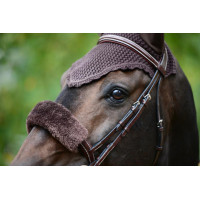 Schapenvacht hoes voor neusriem Kentucky Bruin