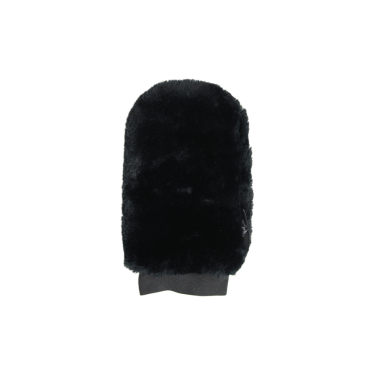 Gant de pansage mouton Kentucky Noir Gant de pansage mouton Kentucky Noir