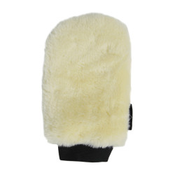 Gant de pansage mouton Kentucky Naturel Marron