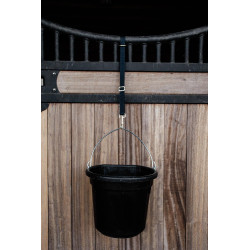 Lanière D'attache Nylon Mousqueton Et Anneau Long Kentucky Noir
