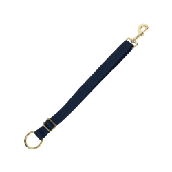 Lanière D'attache Nylon Mousqueton Et Anneau Long Kentucky Bleu marine