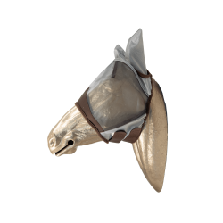 Masque anti-mouches Classic avec oreilles Kentucky Argent