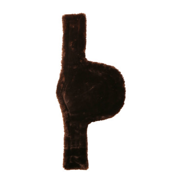 Afneembare schapenvacht voor Kentucky Buikriem. Bruin