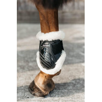 Protège-boulet jeunes chevaux mouton vegan Kentucky Noir Protège-boulet jeunes chevaux mouton vegan Kentucky Noir