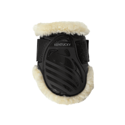 Kogelbeschermers jonge paarden vegan schapenvacht Kentucky Zwart