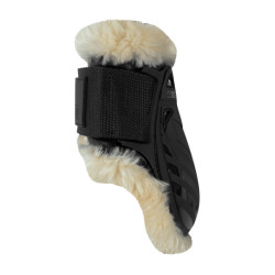 Kogelbeschermers jonge paarden vegan schapenvacht Kentucky Zwart