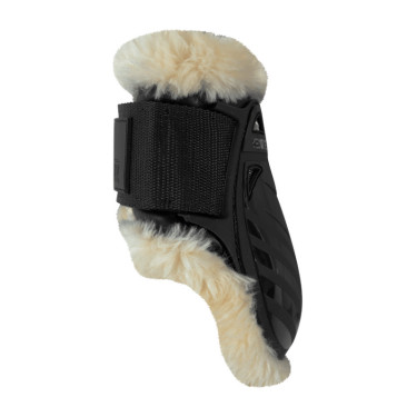 Protège-boulet jeunes chevaux mouton vegan Kentucky Noir