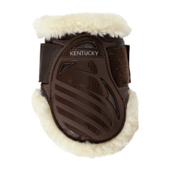 Protège-boulet jeunes chevaux mouton vegan Kentucky Marron
