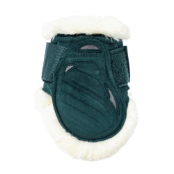 Protège-boulet jeunes chevaux Velvet mouton vegan Kentucky Vert foncé