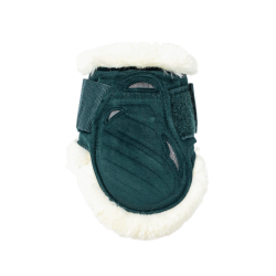 Protège-boulet jeunes chevaux Velvet mouton vegan Kentucky Vert foncé