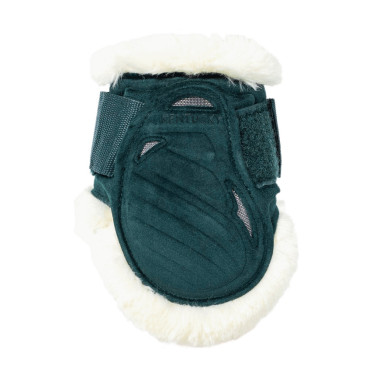 Protège-boulet jeunes chevaux Velvet mouton vegan Kentucky Vert foncé