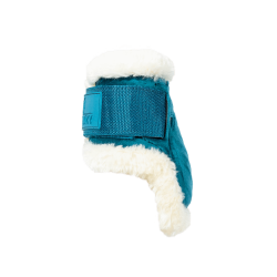 Protège-boulet jeunes chevaux Velvet mouton vegan Kentucky Emeraude Vert