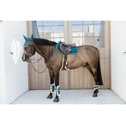 Jong paarden kogelbeschermer Velvet vegan schapenvacht Kentucky Smaragd Groen Jong paarden kogelbeschermer Velvet vegan schapenvacht Kentucky Smaragd Groen