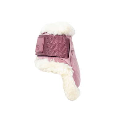Protège-boulet jeunes chevaux Velvet mouton vegan Kentucky Vieux rose