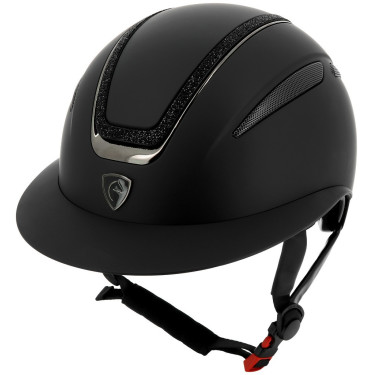 Equithème Agris helm met brede klep