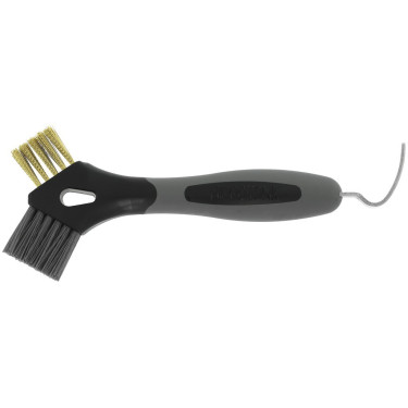Hoefkrabber borstel metaal Hippotonic 3 in 1 Hoefkrabber borstel metaal Hippotonic 3 in 1
