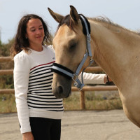 Trui Pénélope x Saint James Maelle Ecru / marine / rood Motieven