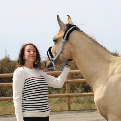 Trui Pénélope x Saint James Maelle Ecru / marine / rood Motieven