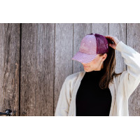 Casquette Trucker Baseball Kentucky Rose clair